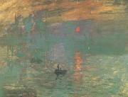 Claude Monet Impression Sunrise (mk09) china oil painting reproduction